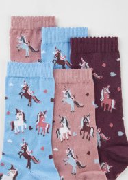 Dětské ponožky (5 párů) s vlnkovým lemem, bpc bonprix collection
