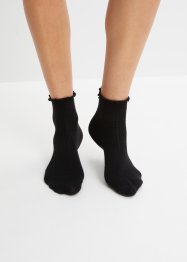 Nízké ponožky (20 párů) se zvlněným okrajem, organická bavlna, bpc bonprix collection