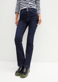 Strečové Bootcut džíny High-Waist s bříško stahujícím pohodlným pasem, dlouhé, bpc bonprix collection