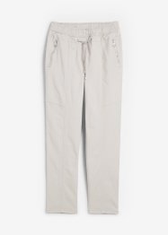 Twilové sportovní kalhoty s gumovým průvlekem, bpc bonprix collection