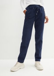 Twilové sportovní kalhoty s gumovým průvlekem, bpc bonprix collection