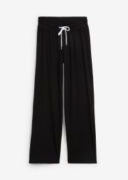Dlouhé žerzejové kalhoty se širokými nohavicemi, bpc bonprix collection