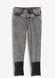 Skinny džíny s kontrastním spodním lemem, RAINBOW