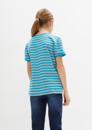 Dívčí tričko z organické bavlny (3 ks v balení), bpc bonprix collection