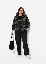 Mikina na zapínání, s bavlnou, bonprix