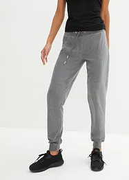 Joggingové kalhoty s náplety, bonprix