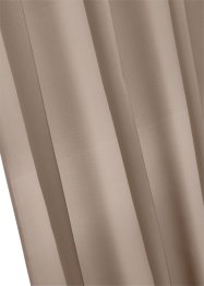 Jednobarevná záclona (2 ks v balení), bonprix