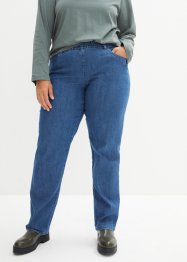 Strečové džíny Mid Waist, dlouhé Straight (2 ks v balení), bpc bonprix collection