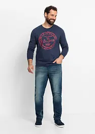 Lehké strečové džíny Slim Fit, Straight, bonprix