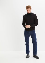 Džíny Classic Fit Straight, pasovka s elastickými vsadkami, bonprix