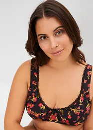 Podprsenka s kosticemi, z organické bavlny (3 ks v balení), bonprix