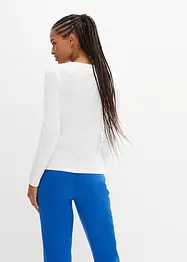 Tričko s dlouhým rukávem, z čisté organické bavlny, bonprix