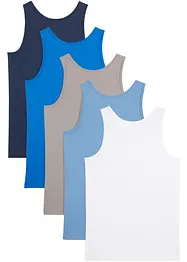 Tílko (5 ks v balení), bonprix