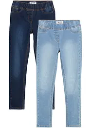 Jeggings Mid Waist (2 ks v balení), bonprix