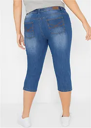 Džíny Slim Fit, Mid Waist, zkrácené, bonprix