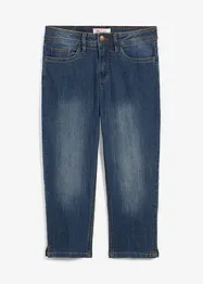 Džíny Slim Fit, Mid Waist, zkrácené, bonprix