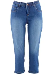 Džíny Slim Fit, Mid Waist, zkrácené, bonprix