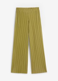 Žerzejové kalhoty se strukturou High Waist, bpc bonprix collection