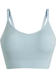 Bezešvý podprsenkový top Feel Comfort, žebrovaný, bonprix