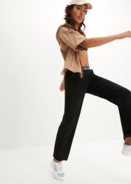Sportovní kalhoty s elastickým pasem, široké nohavice, bpc bonprix collection