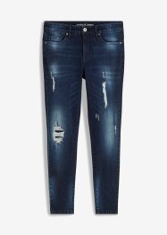 Skinny džíny, zkrácené a se zničenými detaily, RAINBOW