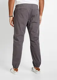Relaxed Fit strečové chino kalhoty bez zapínání, Straight, bonprix