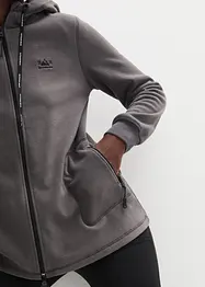 Flísová bunda s kapsami na zip, bonprix