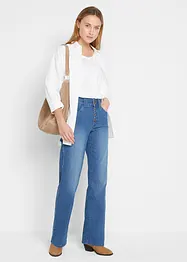 Strečové džíny Straight, High Waist, bonprix