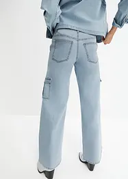 Extra široké cargo džíny, Mid Waist, bonprix