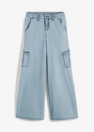 Extra široké cargo džíny, Mid Waist, bonprix
