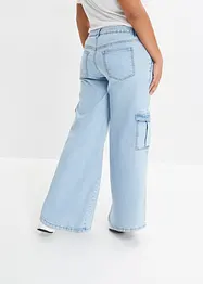 Extra široké cargo džíny, Mid Waist, bonprix