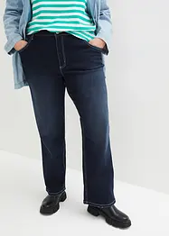 Wide Leg džíny High Waist, strečové, bonprix