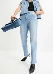 Wide Leg džíny High Waist, strečové, bonprix