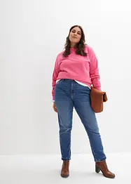Straight džíny High Waist, malý podíl streče, bonprix