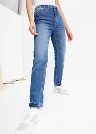 Straight džíny High Waist, malý podíl streče, bonprix