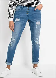 Džíny Boyfriend, Mid Waist, bonprix