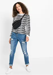 Džíny Boyfriend, Mid Waist, bonprix