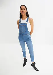 Džínové kalhoty s laclem a střihem Boyfriend, bonprix