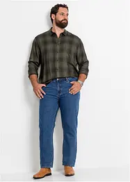 Džíny Classic Fit Straight, pasovka s elastickými vsadkami, bonprix