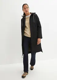 Nepromokavý, zateplený kabát v midi délce, bonprix