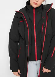 Nepromokavá strečová dlouhá softshellová bunda, bonprix