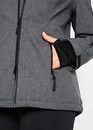 Funkční outdoorová bunda s medvídkovým flísem, nepromokavá, bonprix