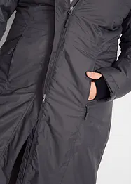 Nepromokavý outdoorový kabát s umělou kožešinou, bonprix