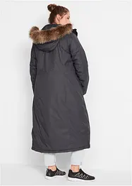 Nepromokavý outdoorový kabát s umělou kožešinou, bonprix