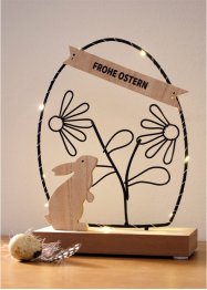 LED dekorativní předmět zajíc a nápis Frohe Ostern, bpc living bonprix collection