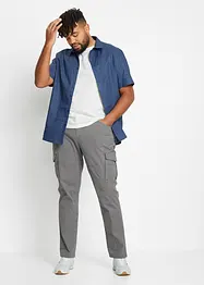 Strečové cargo kalhoty Slim Fit, Straight, bonprix