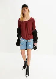Oversize triko z viskózové směsi, bonprix