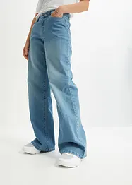 Strečové džíny Wide Leg, Mid Waist, bonprix