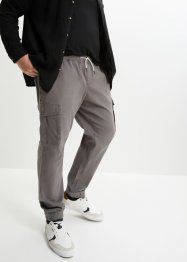 Slim Fit strečové kalhoty bez zapínání s caro kapsami, Straight, RAINBOW
