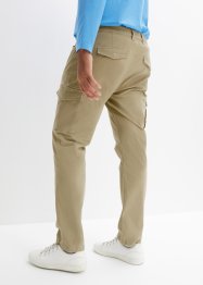 Strečové cargo kalhoty Slim Fit, Straight, bonprix